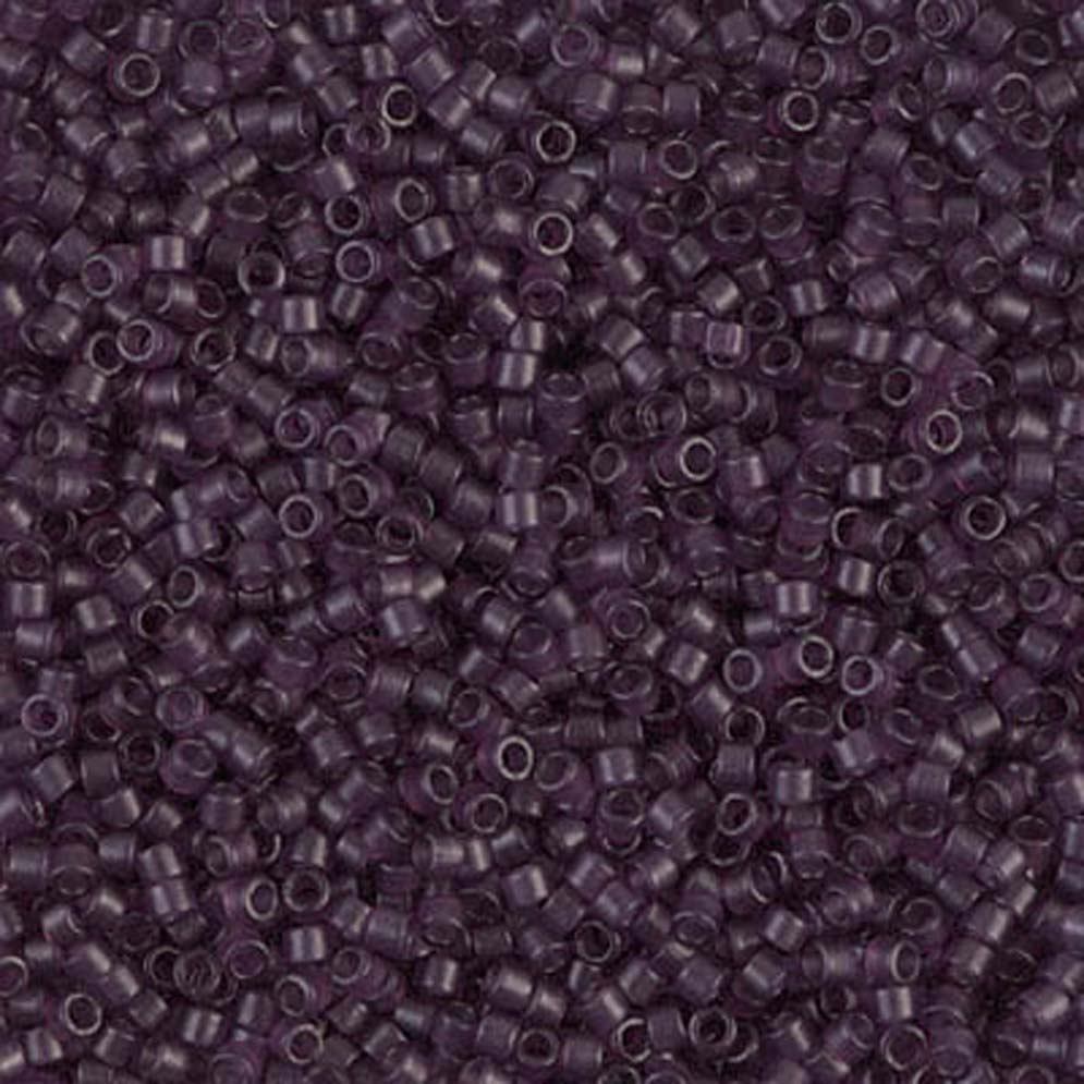 Miyuki Delica Db0782 Purple Size 11 Tr Semi Frosted Dyed Plum Bead 5g 