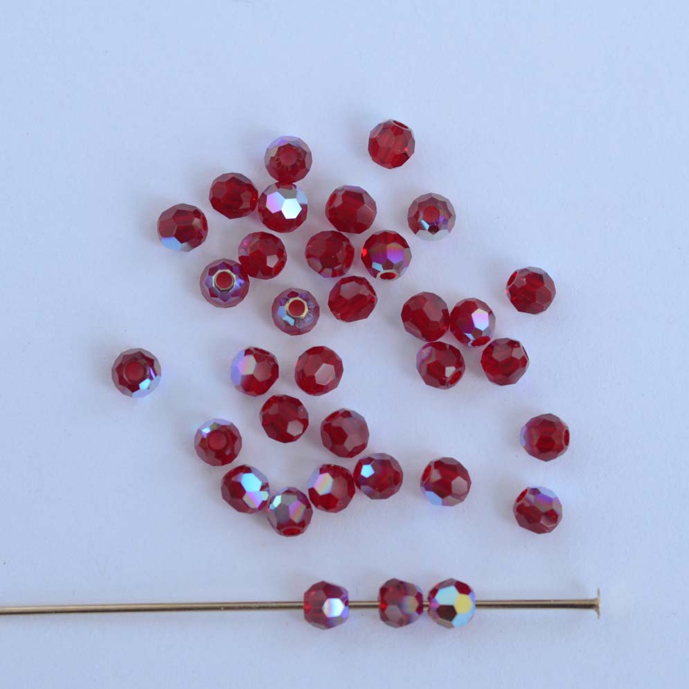swarovski faceted beads